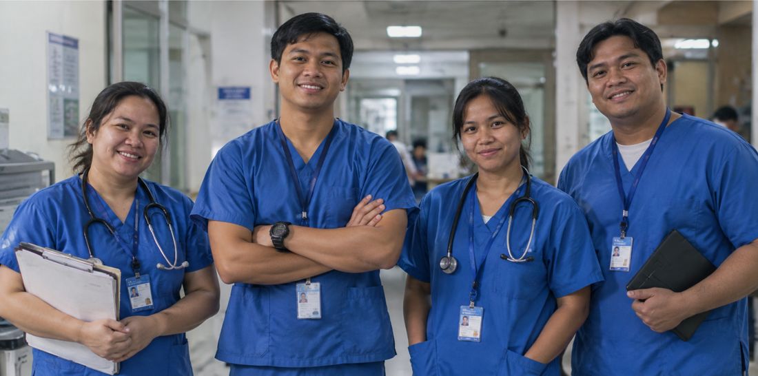 Healthcare team in a clinic